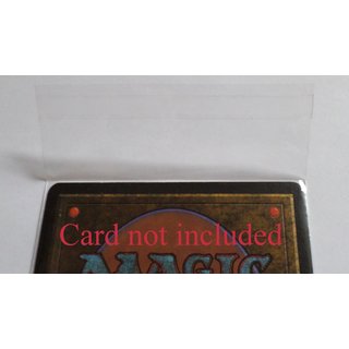 100 Docsmagic.de Resealable Card Sleeves Standard Size 64 x 89 - Wiederverschliessbar