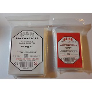 Docsmagic.de Gloomhaven Card Sleeves Bundle - 800 x Standard (63.5 x 88) - 1000 x Mini-European (44 x 68)