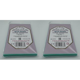 2 x 100 Docsmagic.de Mat Mint Card Sleeves Standard Size 66 x 91 - Aqua - Kartenhüllen - Pokemon - Magic