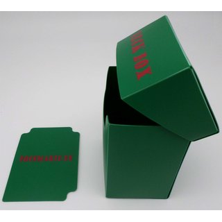 Docsmagic.de Deck Box + 100 Double Mat Green Sleeves Standard - Kartenbox & Kartenhüllen Grün - Pokemon - Magic