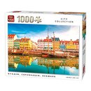 King 5704 Dänemark Puzzle Nyhavn, 68 x 49 cm, 1000 Teile...