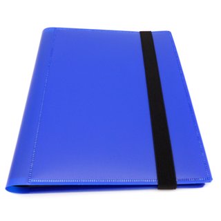Docsmagic.de Pro-Player 4-Pocket Album Dark Blue - 160 Card Binder - MTG - PKM - YGO - Sammelalbum Dunkelblau