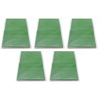 5 x 100 Docsmagic.de Double Mat Green Card Sleeves Standard Size 66 x 91 - Grün - Kartenhüllen - PKM MTG