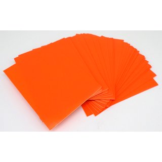 5 x 100 Docsmagic.de Mat Orange Card Sleeves Standard Size 66 x 91 - Kartenhüllen - PKM MTG
