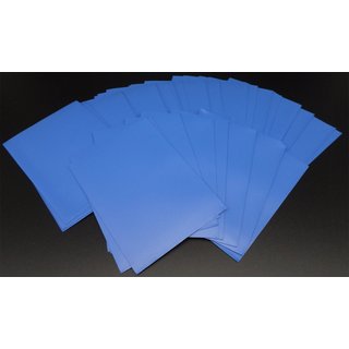 4 x 60 Docsmagic.de Double Mat Blue Card Sleeves Small Size 62 x 89 - Blau - Mini Kartenhüllen - YGO