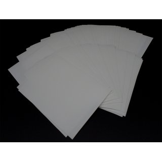 4 x 60 Docsmagic.de Double Mat White Card Sleeves Small Size 62 x 89 - Weiss - Mini Kartenhüllen - YGO