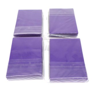 4 x 60 Docsmagic.de Double Mat Purple Card Sleeves Small Size 62 x 89 - Lila - Mini Kartenhüllen - YGO