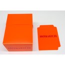 4 x Docsmagic.de Deck Box Full Orange + Card Divider -...