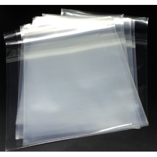 100 Docsmagic.de Polylined Paper Inner Sleeves + Resealable Outer Bags for 12 33rpm Vinyl Records 3 Mil  - Schallplatten Hüllen