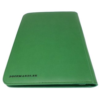 Docsmagic.de Pro-Player 9-Pocket Zip-Album Dark Green - 360 Card Binder - MTG - PKM - YGO - Reissverschluss Dunkelgrün