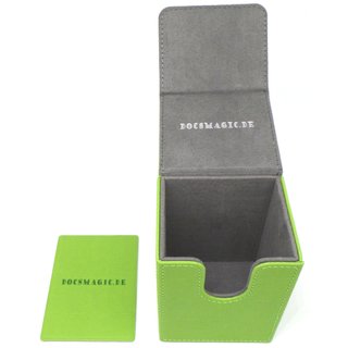Docsmagic.de Premium Magnetic Tray Long Box Mint Small + 2 Flip Boxes - Aqua